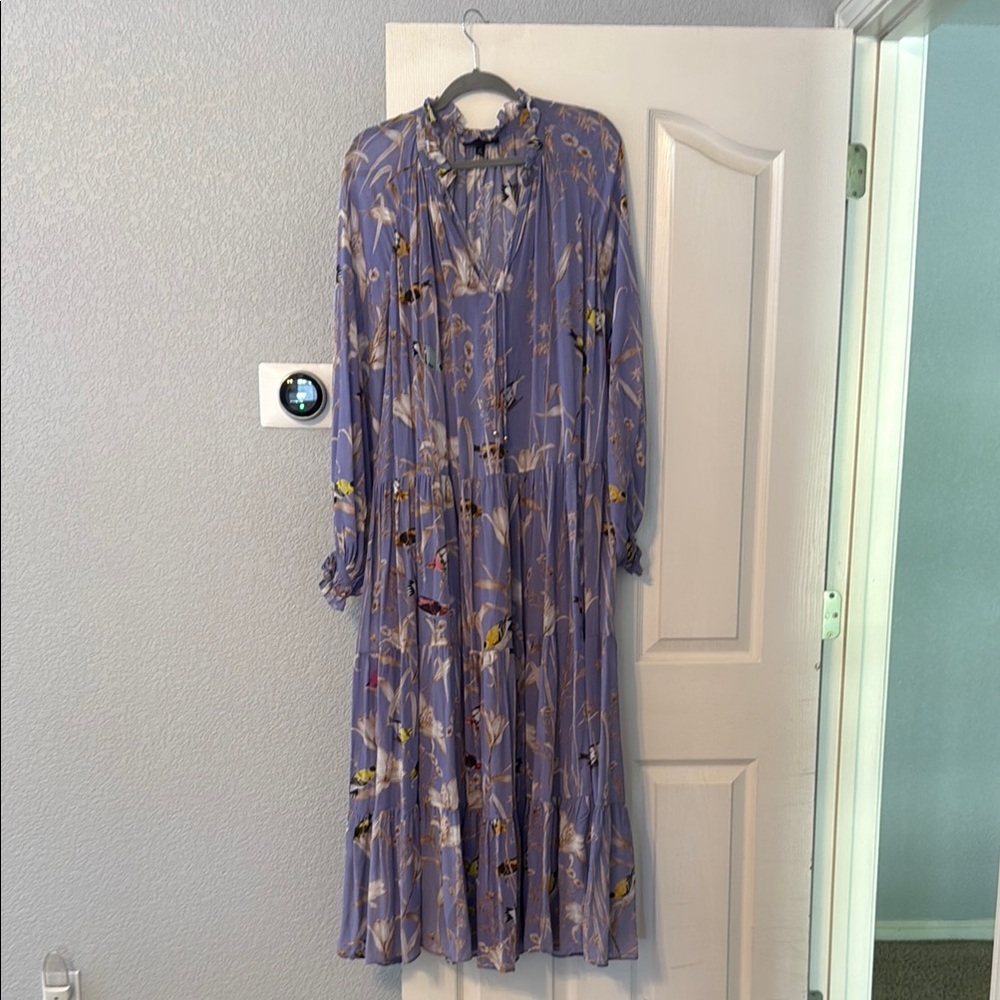 Banana Republic lavender maxi dress